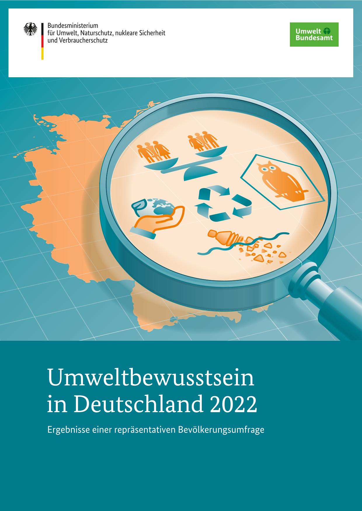 Cover Umweltbewusstseinsstudie 2022 Cover Umweltbewusstseinsstudie 2022