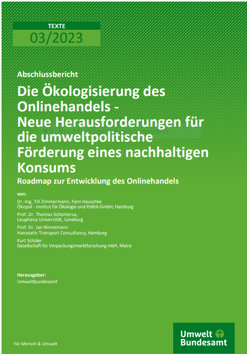 UBA - Die Ökologisierung des Onlinehandels