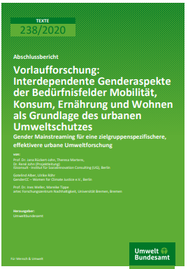 Bericht: Interdependente Genderaspekte Bild: Bericht Interdependente Genderaspekte