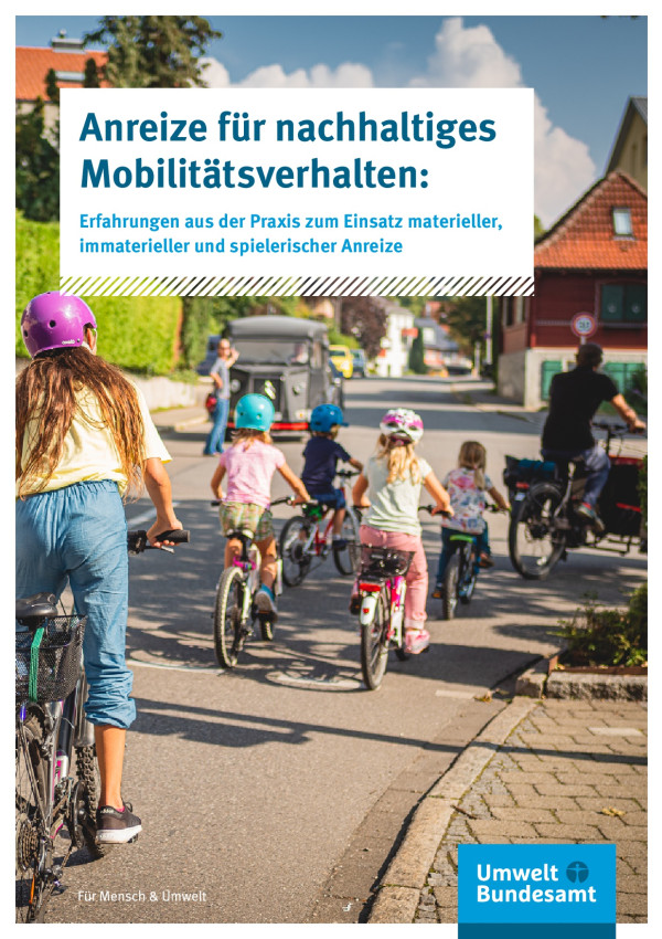 Cover Anreize für nachhaltiges Mobilitätsverhalten