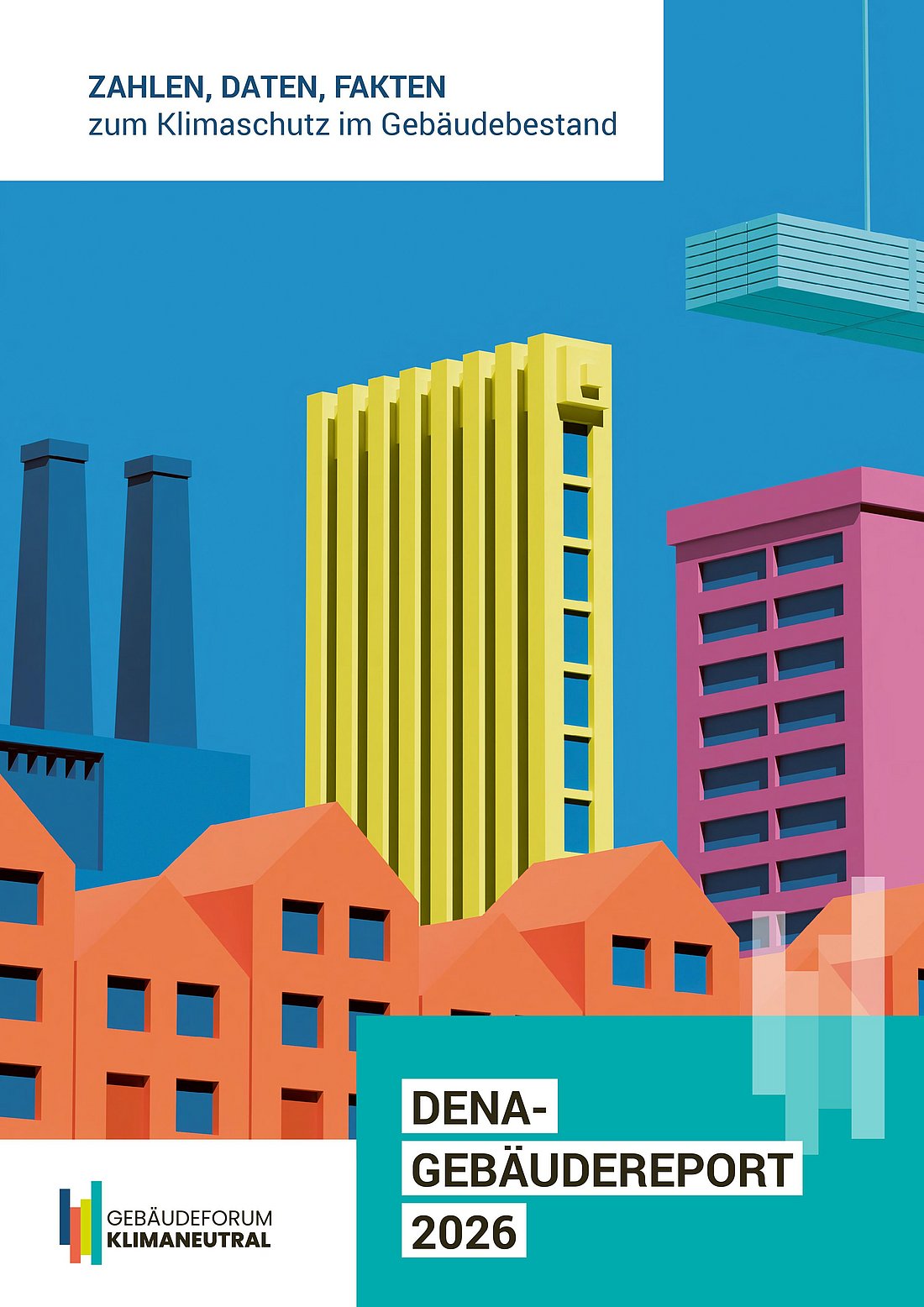 Cover dena-Gebäudereport 2026