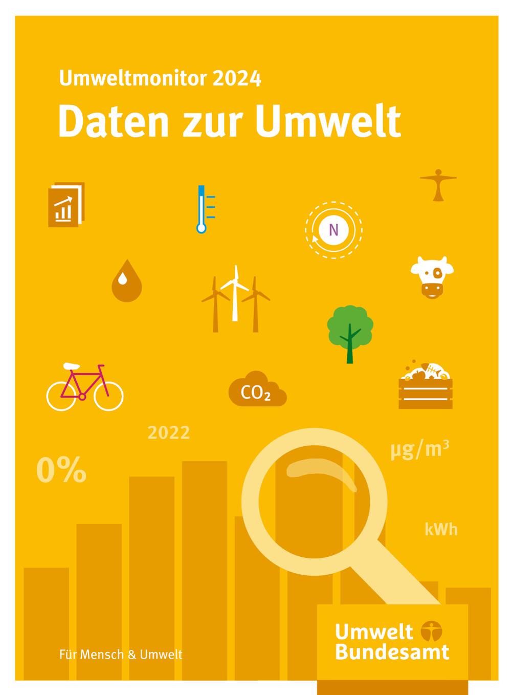 Cover Umweltmonitor 2024 Daten zur Umwelt