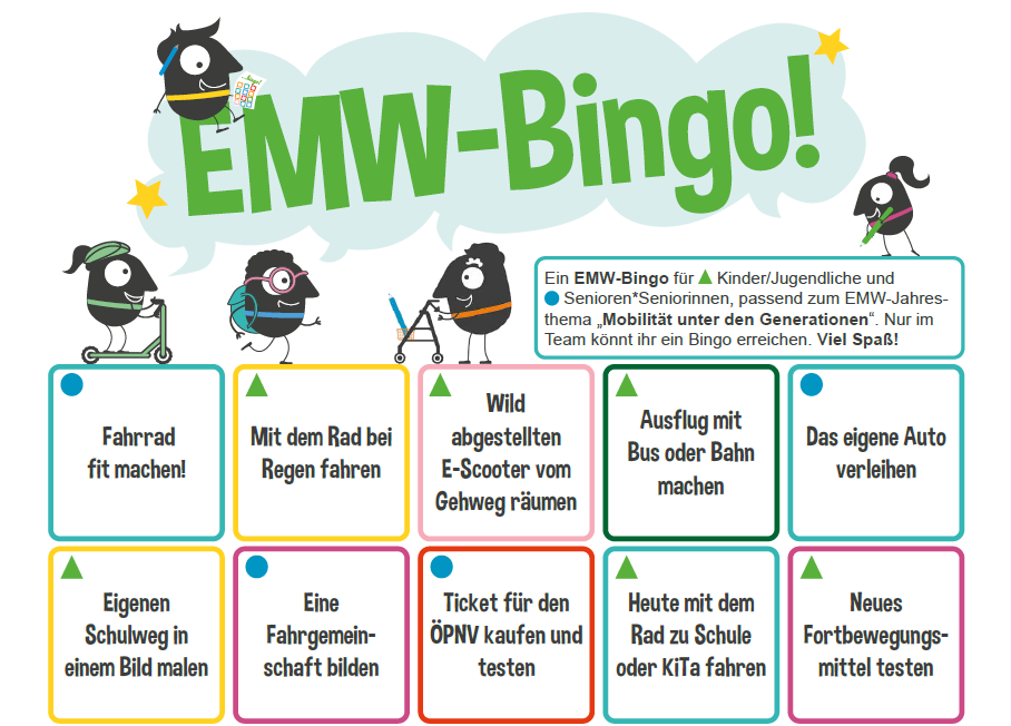 EMW-BINGO! – klappt nur mit allen Generationen