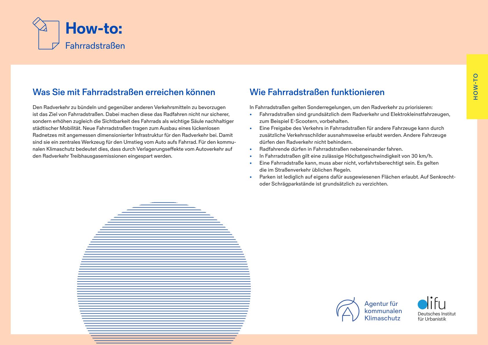 Erste Seite: How-to: Fahrradstraßen