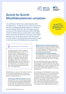 Cover Klima-Maßnahmen-Box: Mobilitätsstationen