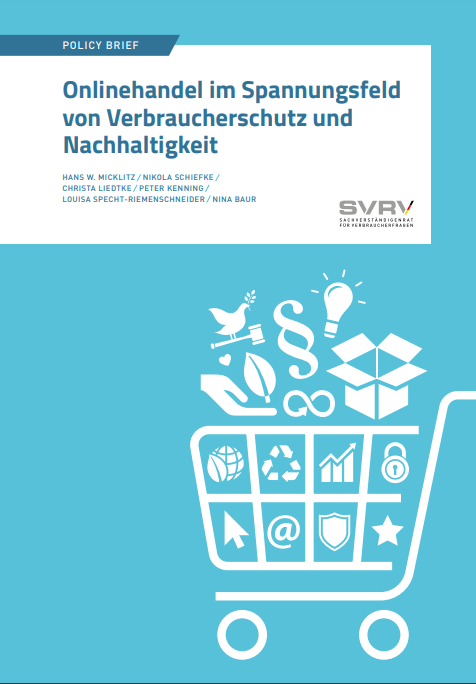 Policy Brief: Onlinehandel im Spannungsfeld von Verbraucherschutz und Nachhaltigkeit Bild: Onlinehandel im Spannungsfeld von Verbraucherschutz und Nachhaltigkeit