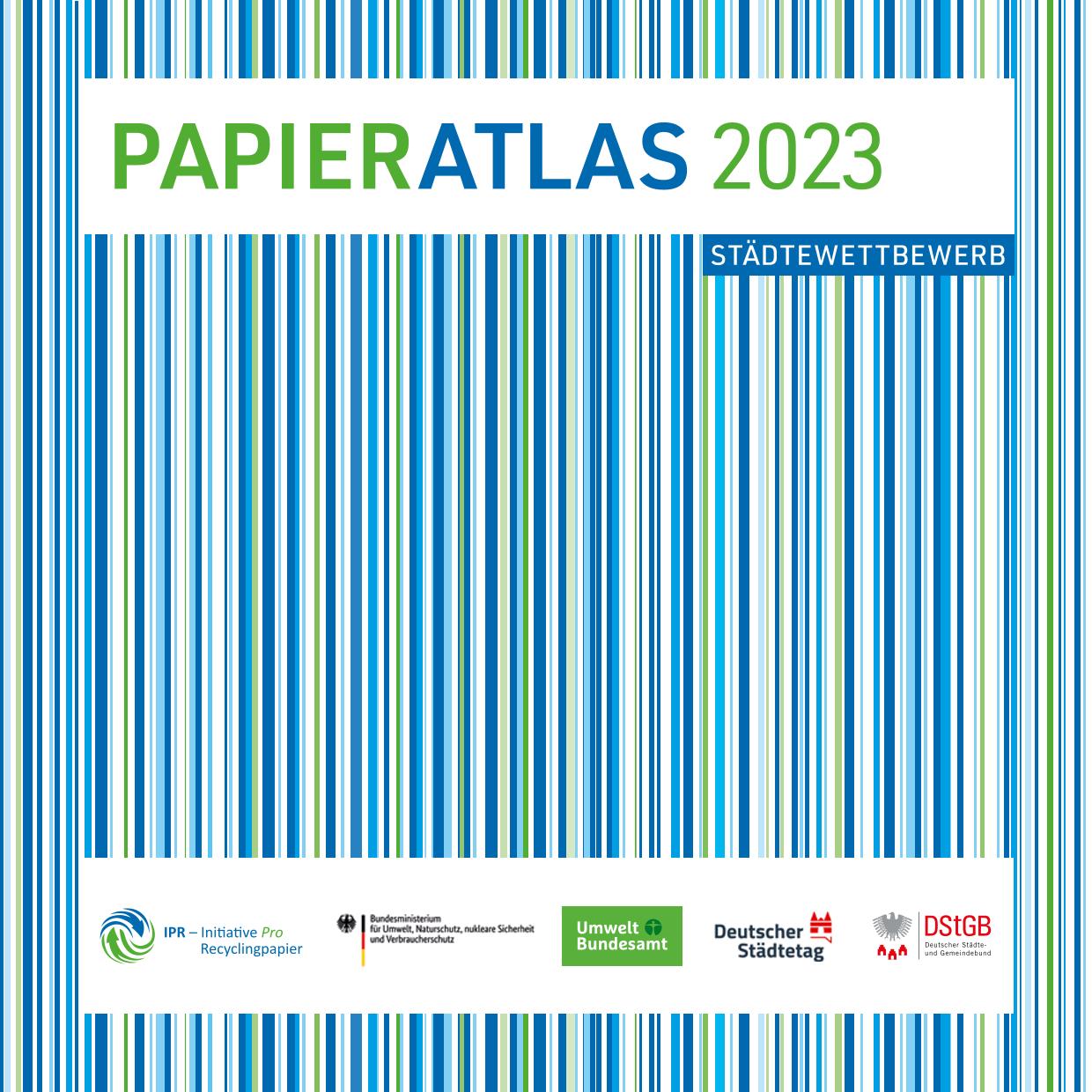 Cover Papieratlas Städte 2023 Cover Papieratlas Städte 2023
