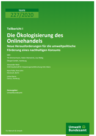 Die Ökologisierung des Onlinehandels Cover: Die Ökologisierung des Onlinehandels