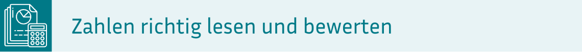 Zahlen richtig lesen und bewerten