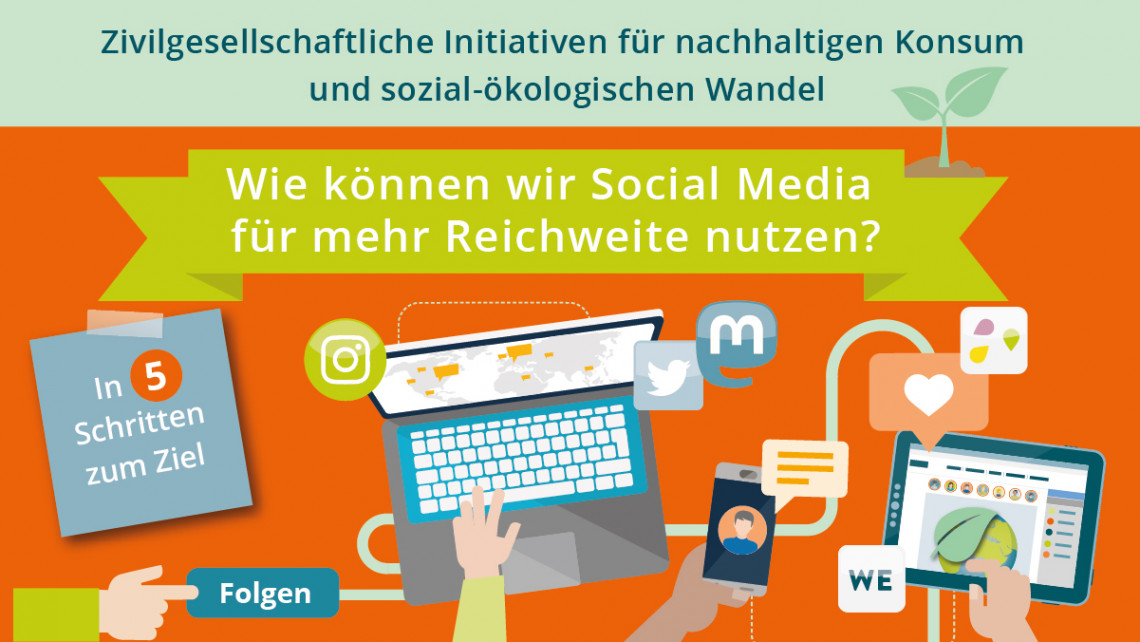 Teaser Infografiken nachhaltige Initiativen - Socialmedia
