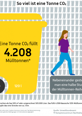 Infografik So viel ist eine Tonne CO2