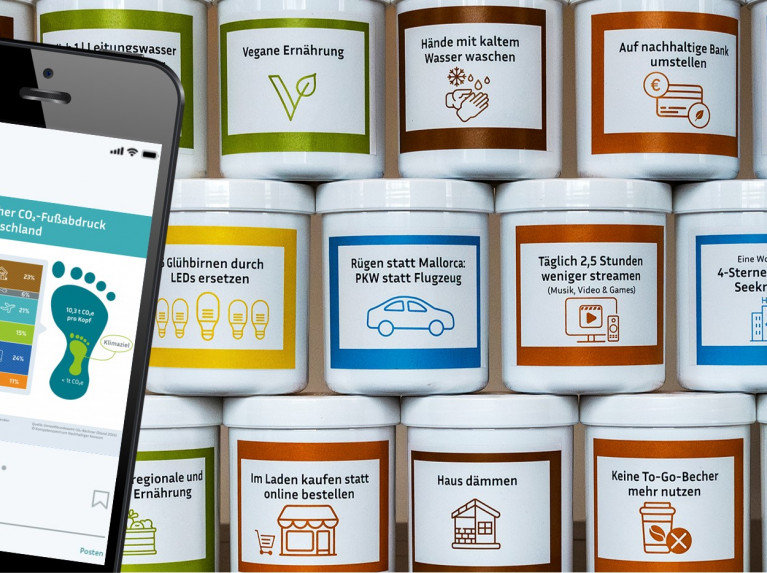 Collage KNK-Aktionsmaterialien